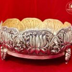Brass Ashta Lakshmi Flower Basket