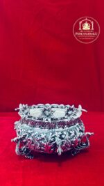 German Silver Flower Basket - Image 3