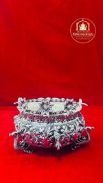 German Silver Flower Basket