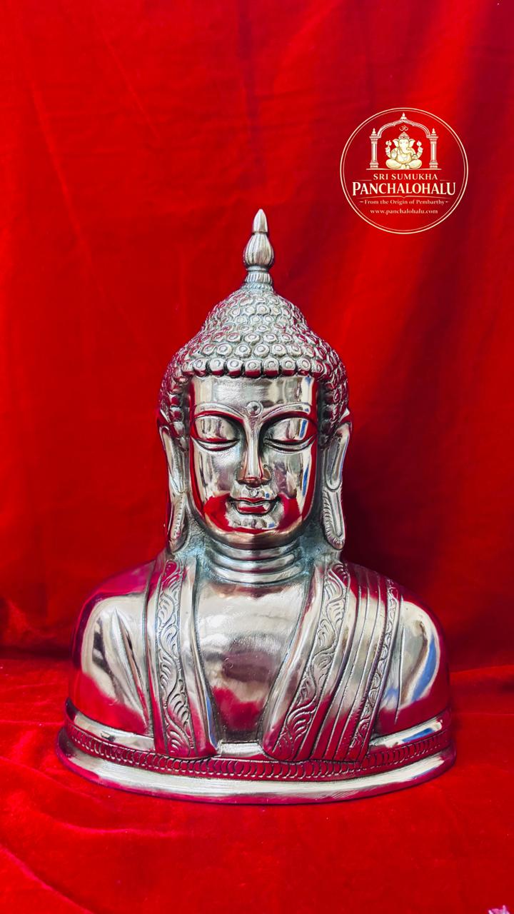 WhatsApp Image 2026-02-16 at 3.57.38 PM (1) Buddha Statue – Black Metal - Image 1
