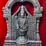 Venkateshwara Swamy Wall Hanging in Black Metal - Big
