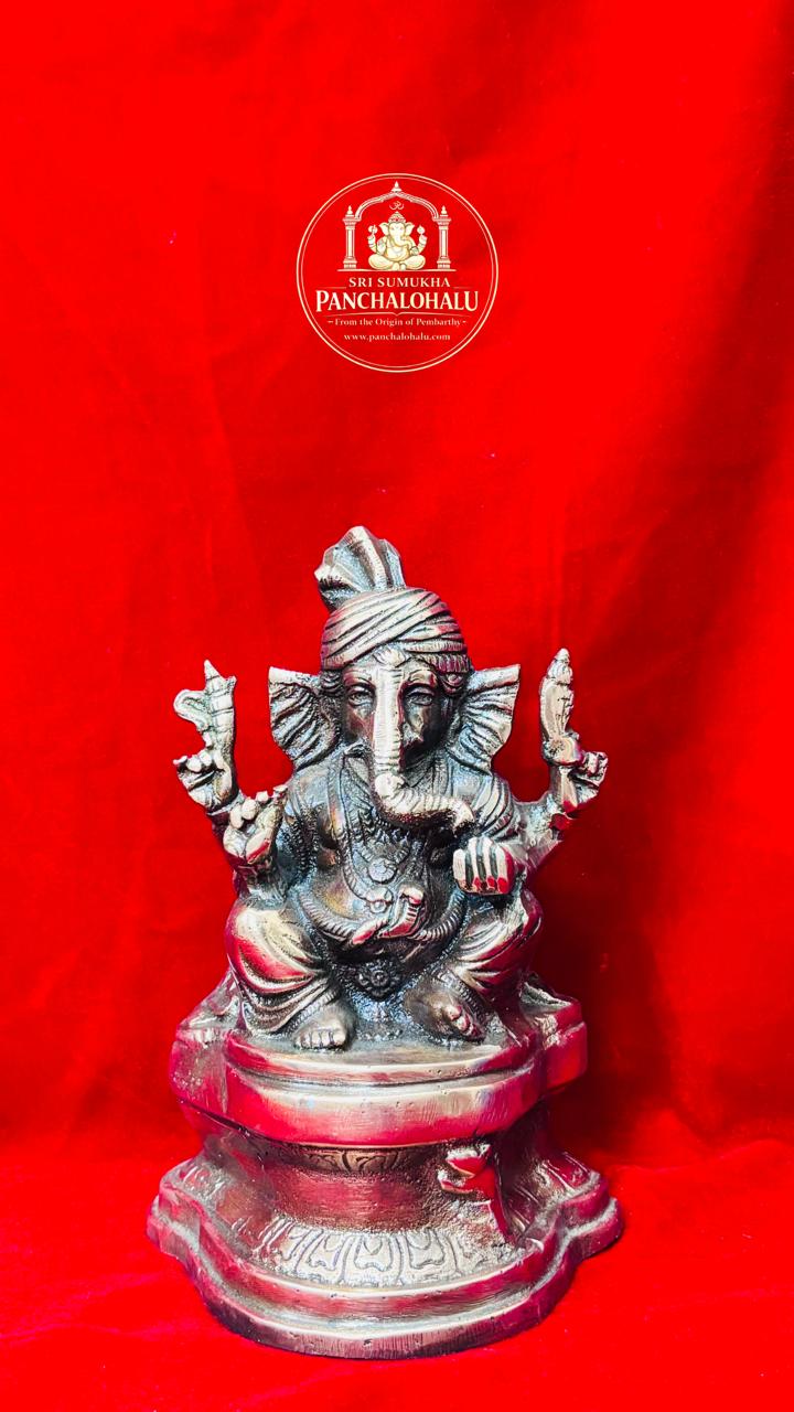 WhatsApp Image 2026-02-16 at 3.57.58 PM Ganesh Black Metal Statue - Image 1