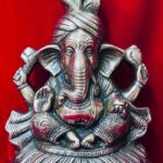 Lord Ganesh Black Metal Statue